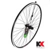 KX Road 700C Doublewall QR Cassette Wheel Rim Brake (Rear) - Black